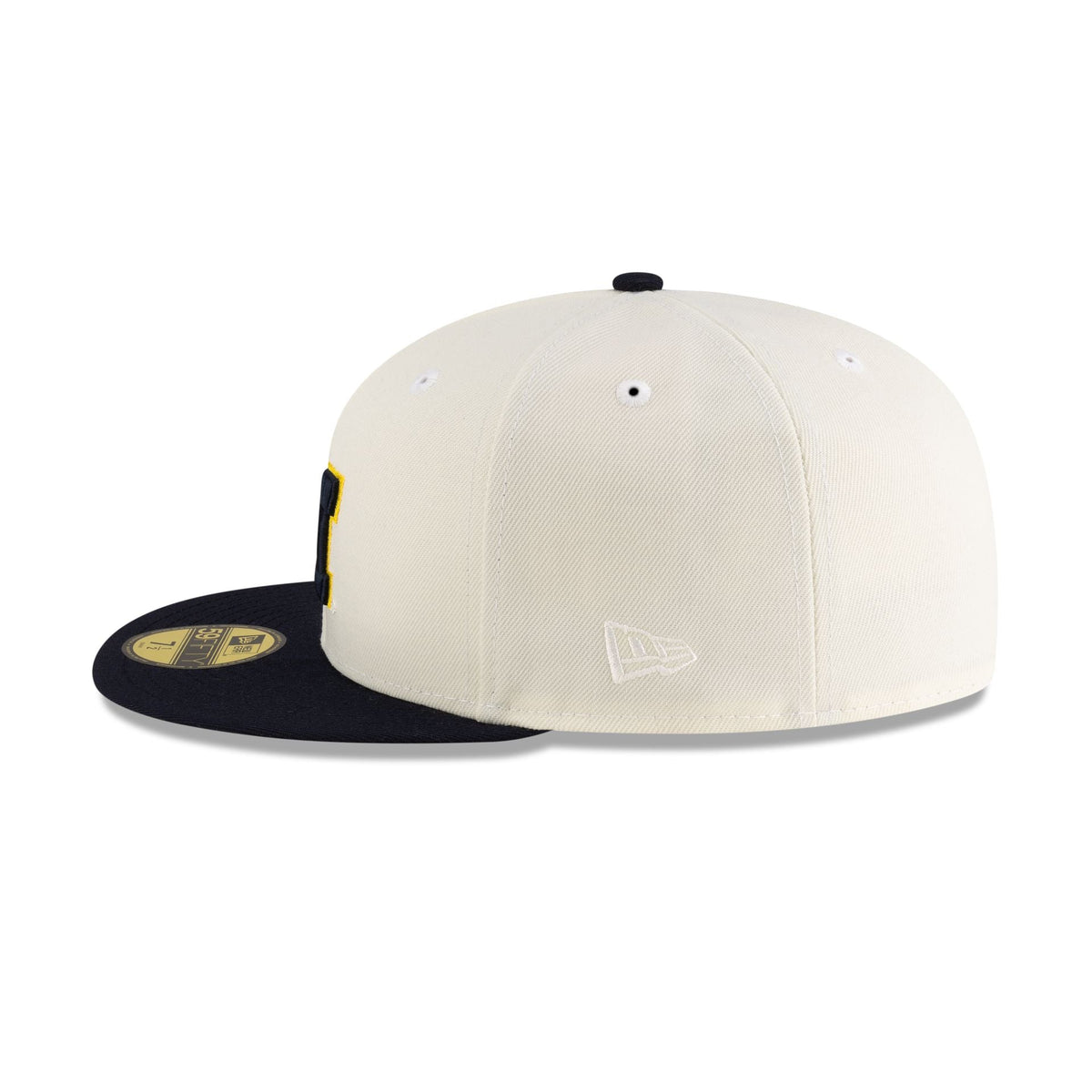 Michigan Wolverines Crome Navy 59FIFTY Fitted