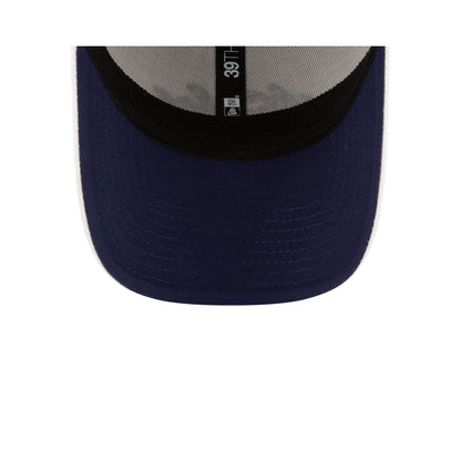 New Era Golf Script White 39THIRTY Stretch Fit Hat