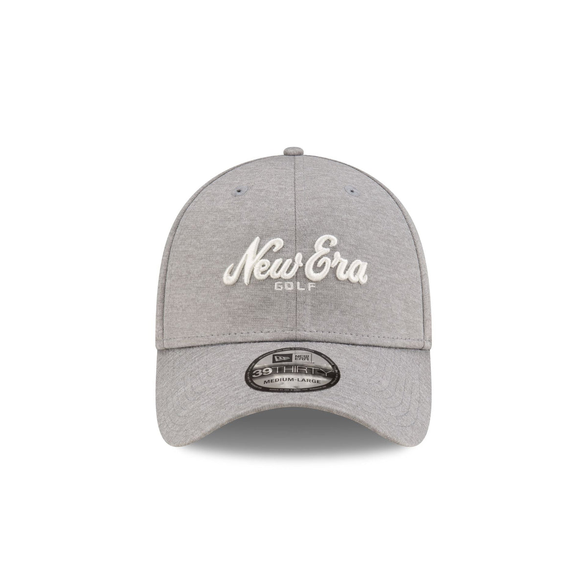 New Era Golf Script Gray 39THIRTY Stretch Fit Hat