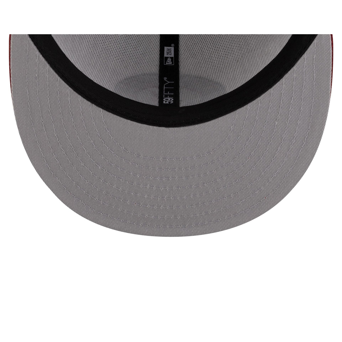 Alabama Crimson Tide White 59FIFTY Fitted