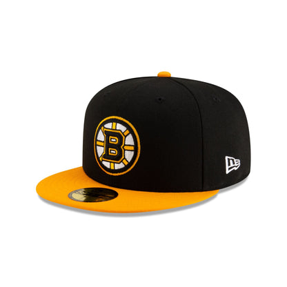Boston Bruins Black & Gold 59FIFTY Fitted Hat
