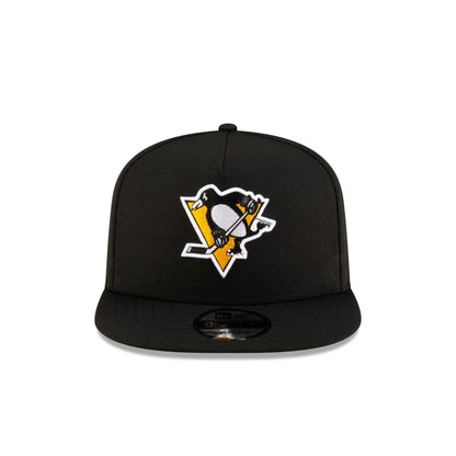 Pittsburgh Penguins Black 9FIFTY A-Frame Snapback Hat