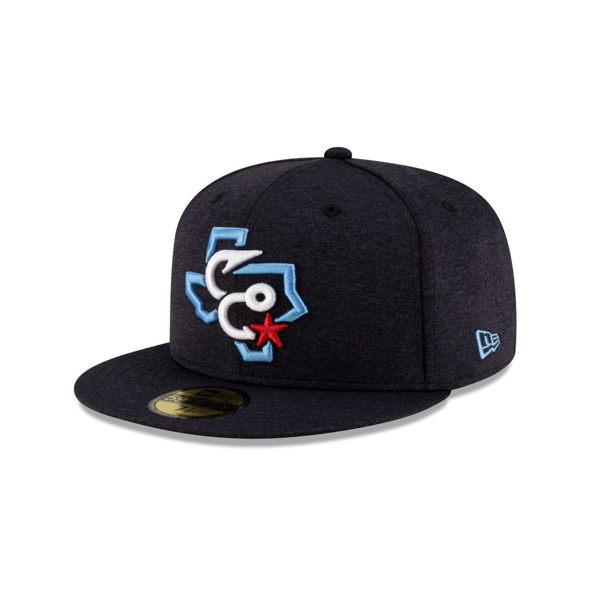 Corpus Cristi Hooks Shadow Tech Navy 59FIFTY Fitted Hat