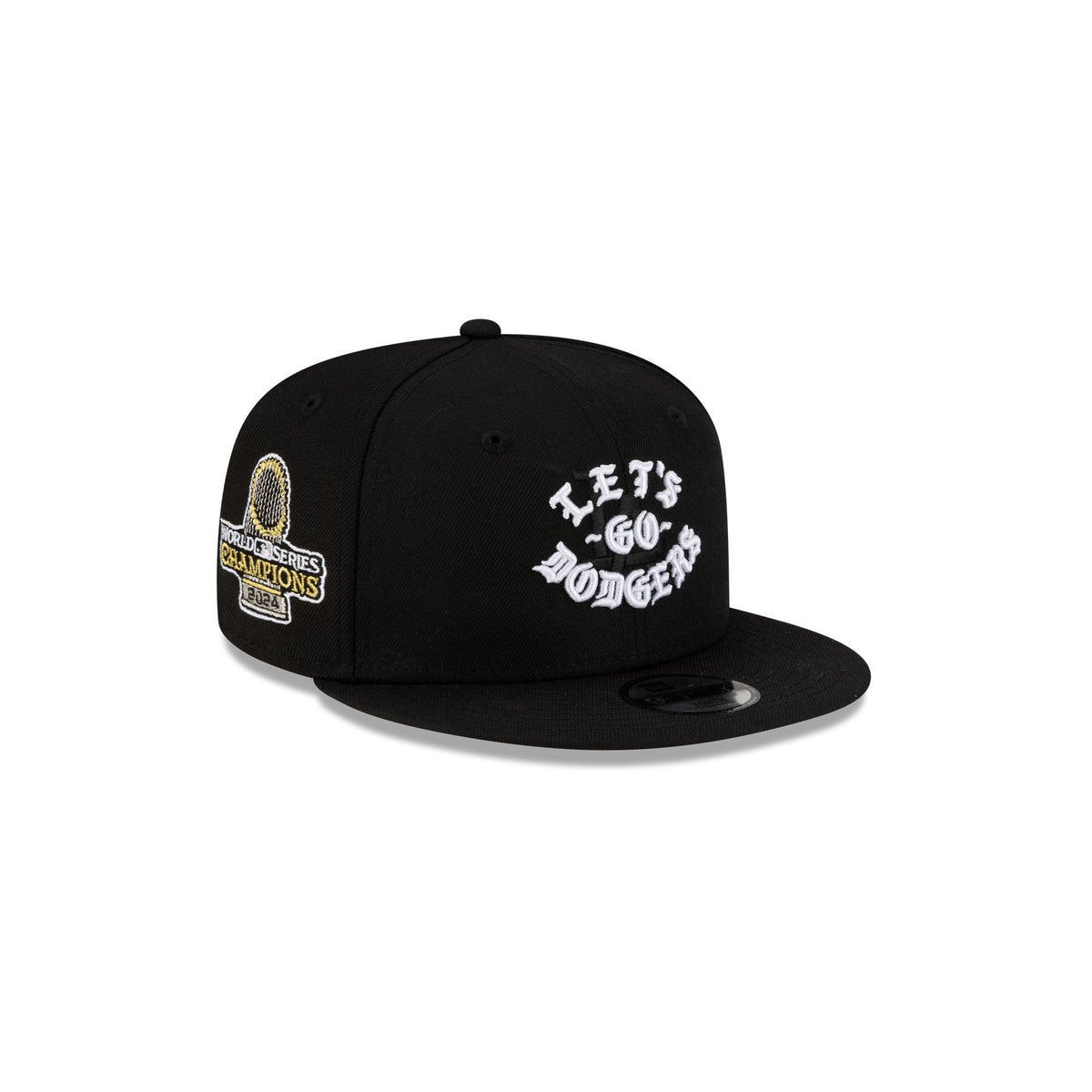 Born x Raised x Los Angeles Dodgers Let's Go World Series Kids Black 9FIFTY Snapback Hat