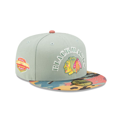 Chicago Blackhawks Retro Everest Camo 59FIFTY Fitted Hat