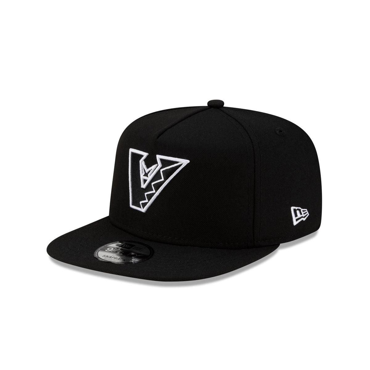 Arizona Diamondbacks Upside Down Logo Black 9FIFTY A-Frame Snapback Hat