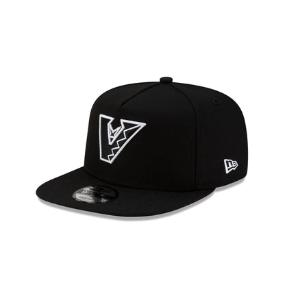 Arizona Diamondbacks Upside Down Logo Black 9FIFTY A-Frame Snapback Hat