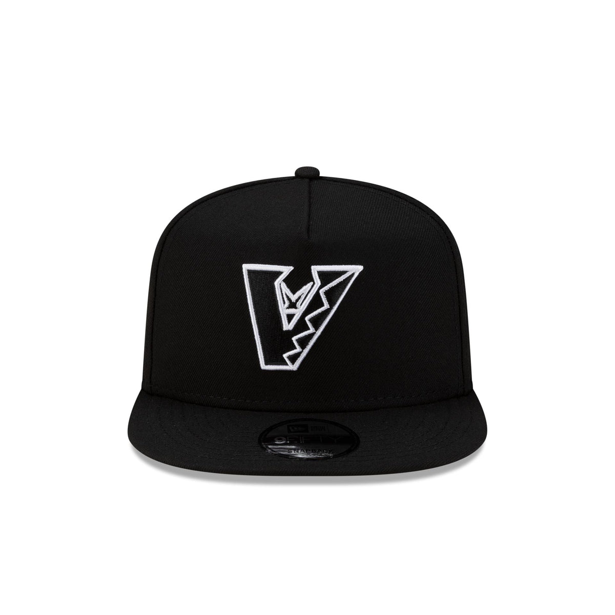 Arizona Diamondbacks Upside Down Logo Black 9FIFTY A-Frame Snapback Hat