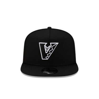 Arizona Diamondbacks Upside Down Logo Black 9FIFTY A-Frame Snapback Hat