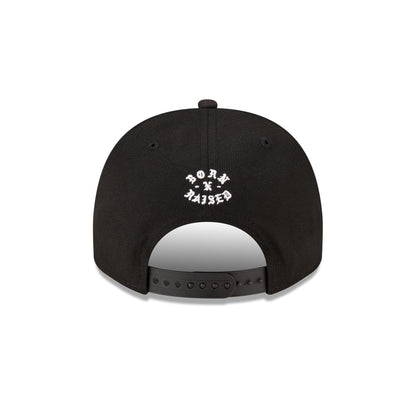 Born x Raised x Atlanta Falcons Script Black 9FIFTY A-Frame Snapback Hat
