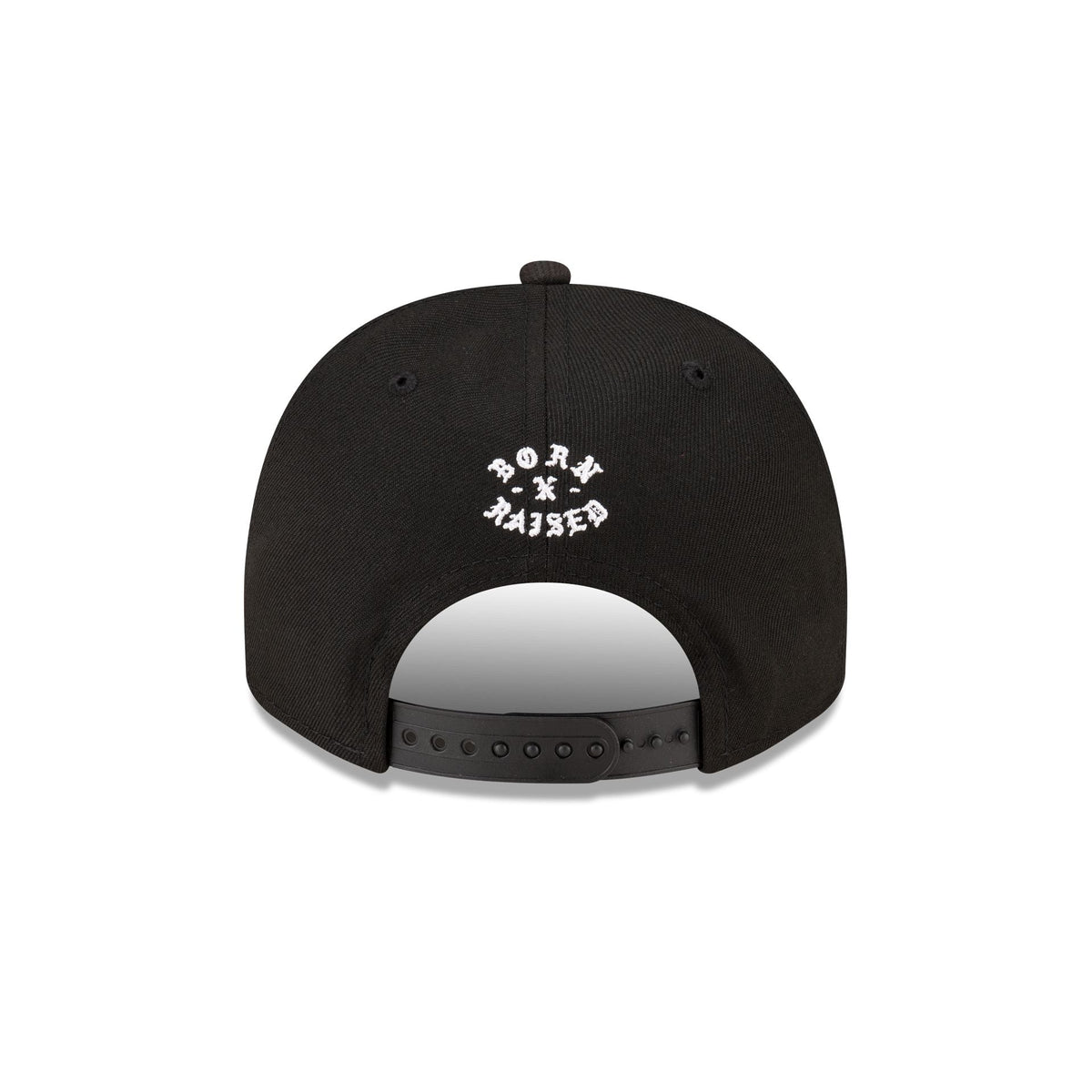 Born x Raised x Cincinnati Bengals Script Black 9FIFTY A-Frame Snapback Hat