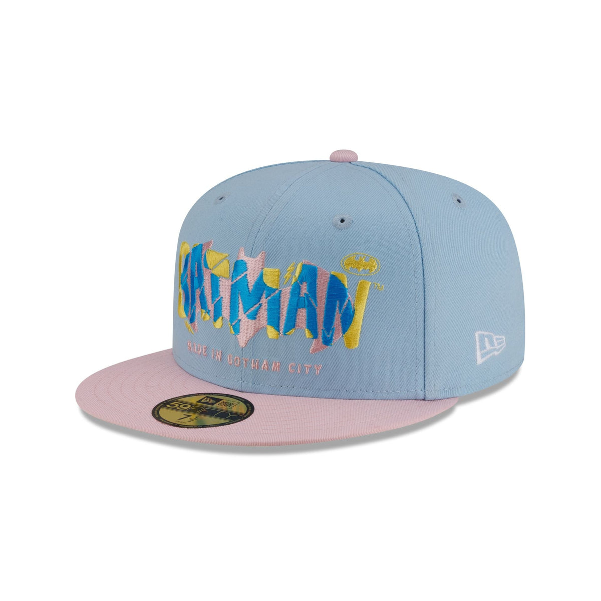 Batman Forever Blue Pink 59FIFTY Fitted Hat