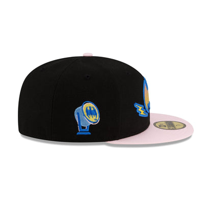 Batman Forever Black Pink 59FIFTY Fitted Hat