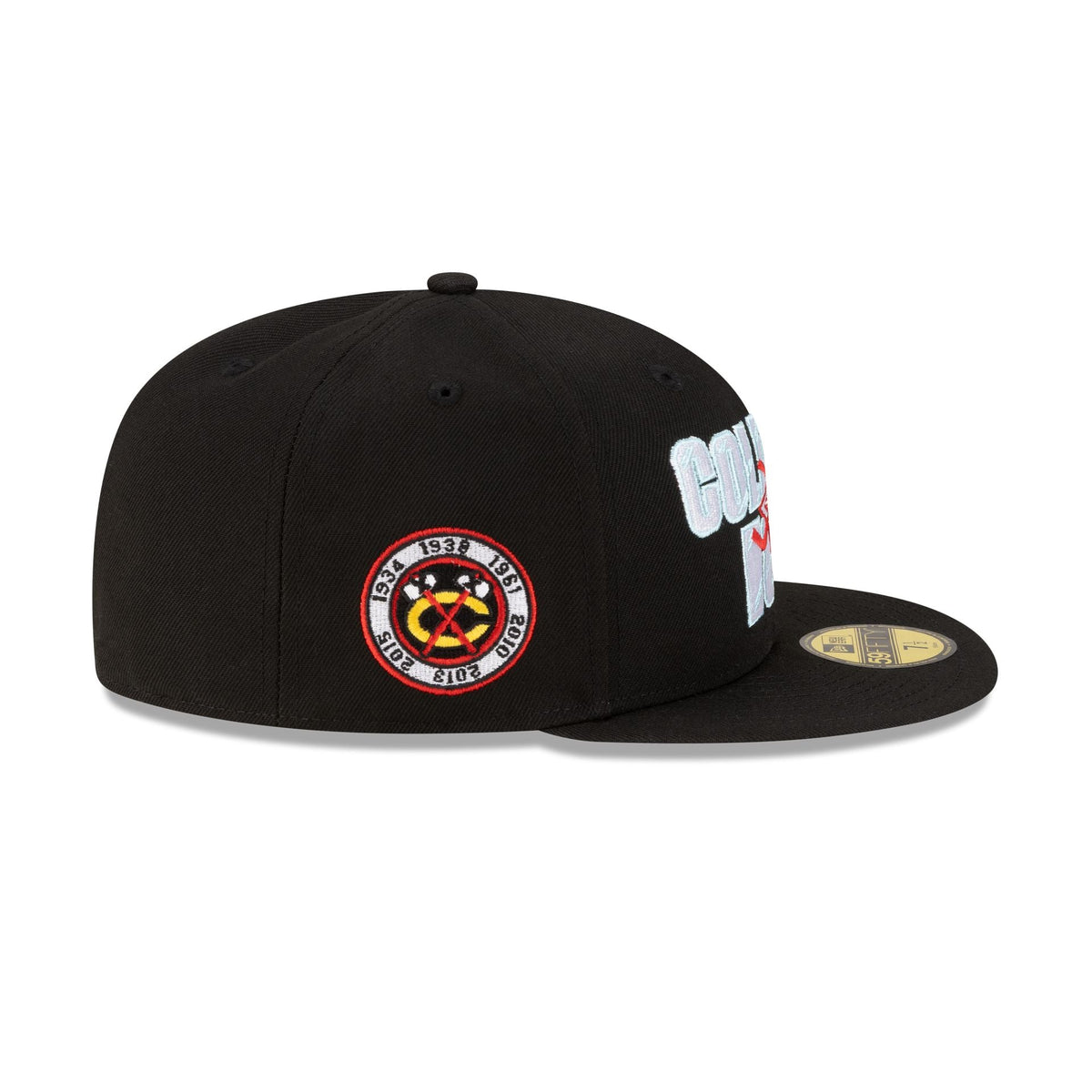 Chicago Blackhawks Cold Steel Ice 59FIFTY Fitted Hat