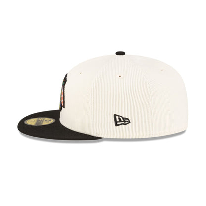 Chicago Blackhawks 100th Anniversary Chrome Corduroy 59FIFTY Fitted Hat