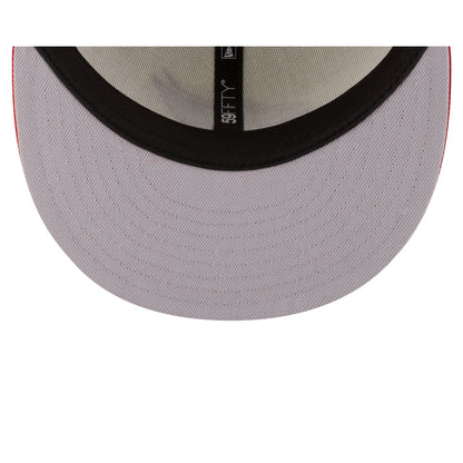 Detroit Red Wings 100th Anniversary Chrome Corduroy 59FIFTY Fitted Hat