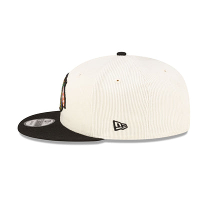 Chicago Blackhawks 100th Anniversary Chrome Corduroy 9FIFTY Snapback Hat