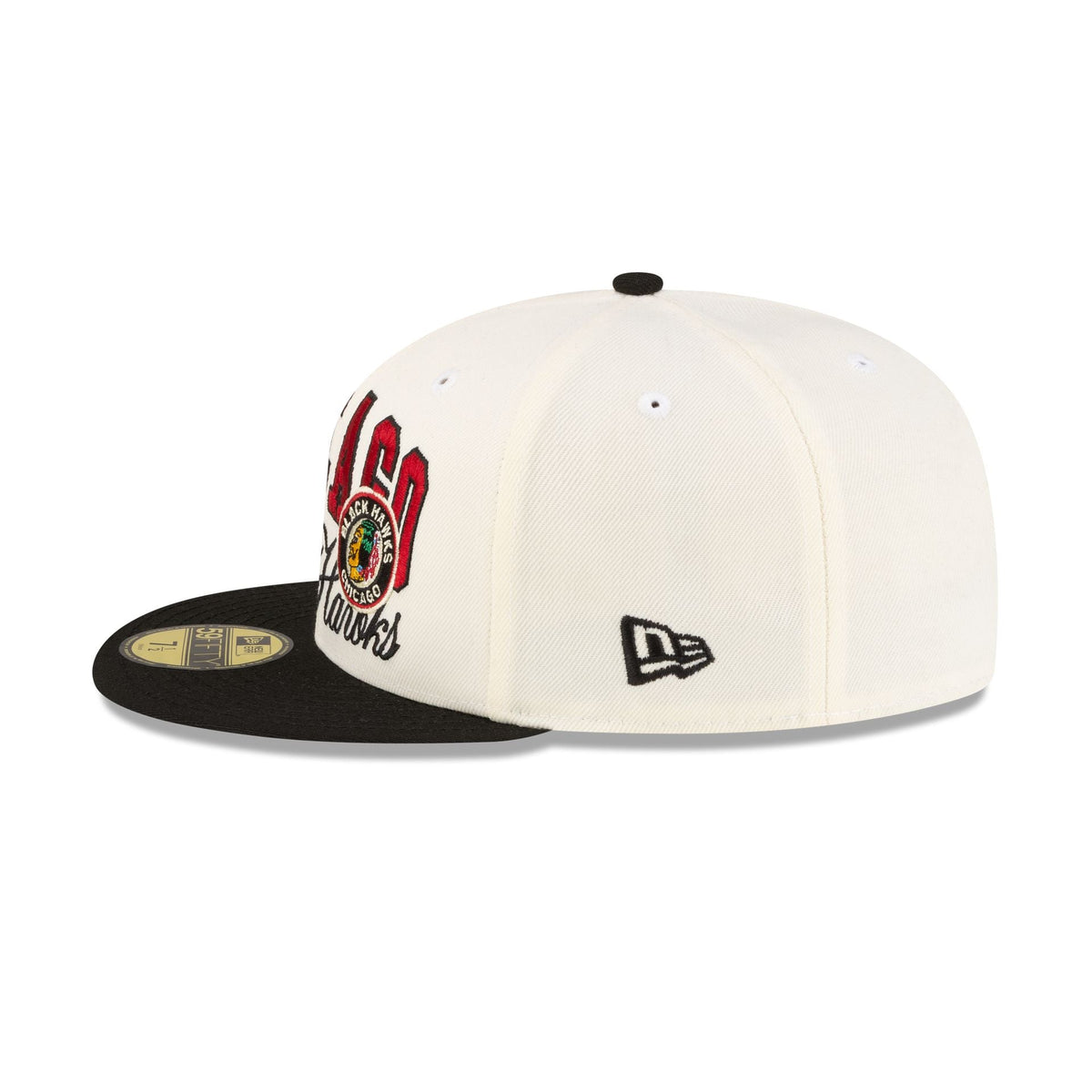 Chicago Blackhawks Arch Script 59FIFTY Fitted Hat