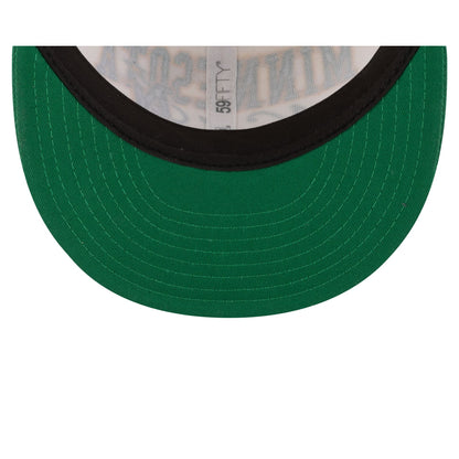 Minnesota North Stars Arch Script 59FIFTY Fitted Hat