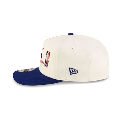 New Jersey Nets 1997-2012 Hardwood Classics Sign Stack Chrome White 19TWENTY Adjustable Hat