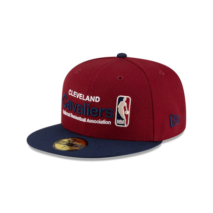 Cleveland Cavaliers 2010-2017 Hardwood Classics Sign Stack 59FIFTY Fitted Hat