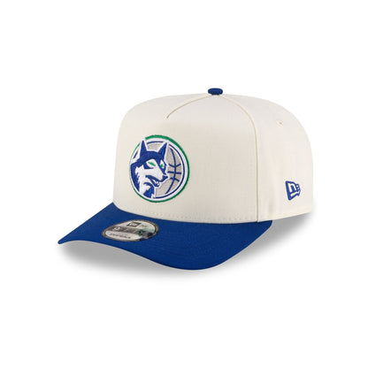 Minnesota Timberwolves 1989-1996 Hardwood Classics Express Chrome White 9FIFTY A-Frame Snapback Hat