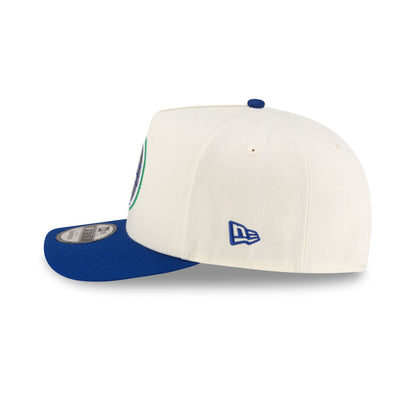 Minnesota Timberwolves 1989-1996 Hardwood Classics Express Chrome White 9FIFTY A-Frame Snapback Hat