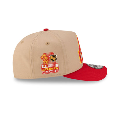 Atlanta Flames Camel 9FIFTY A-Frame Snapback Hat