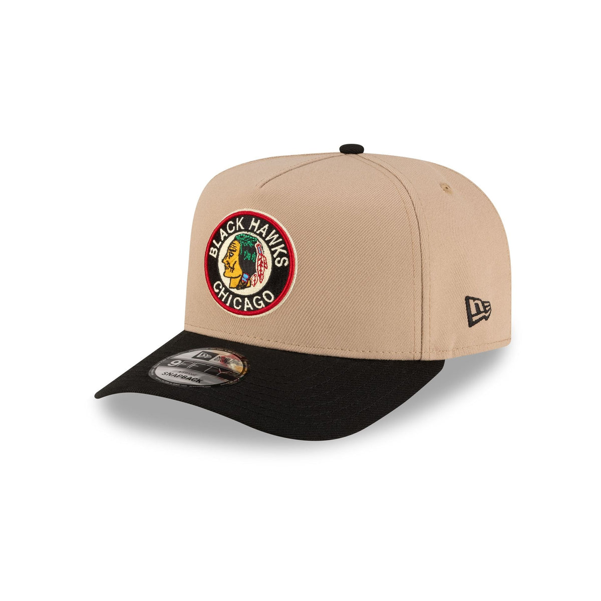 Chicago Blackhawks Camel 9FIFTY A-Frame Snapback Hat