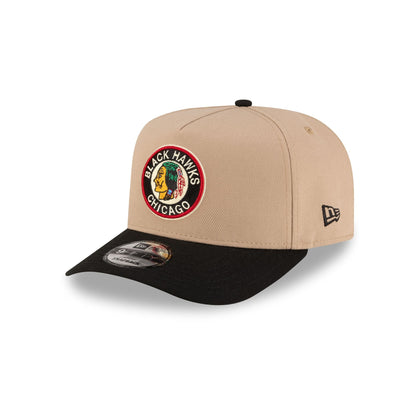 Chicago Blackhawks Camel 9FIFTY A-Frame Snapback Hat
