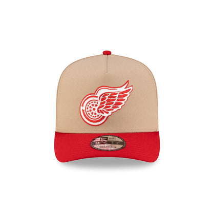 Detroit Red Wings Camel 9FIFTY A-Frame Snapback Hat