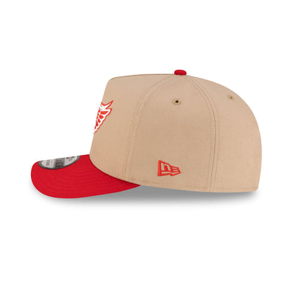 Detroit Red Wings Camel 9FIFTY A-Frame Snapback Hat