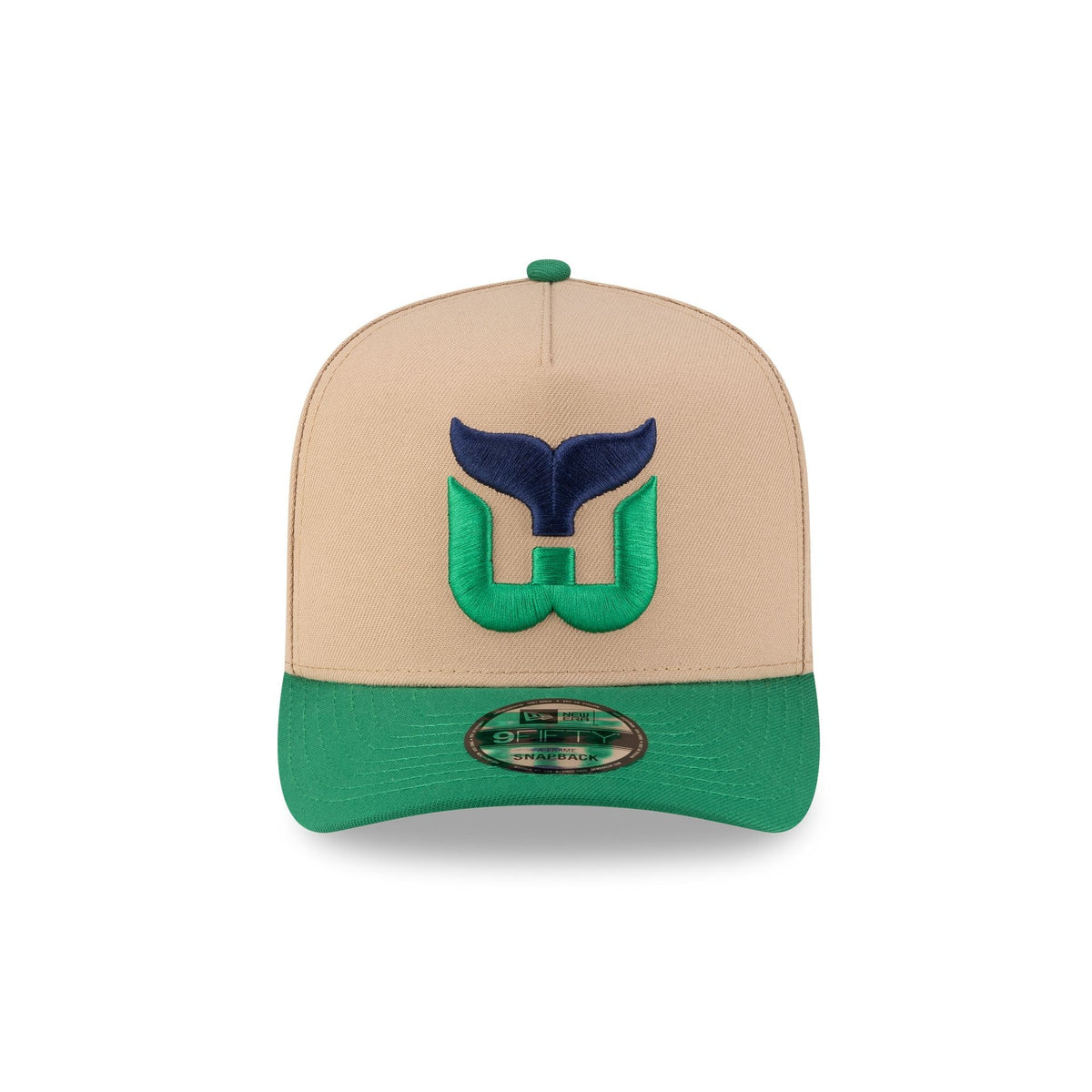 Hartford Whalers Camel 9FIFTY A-Frame Snapback Hat