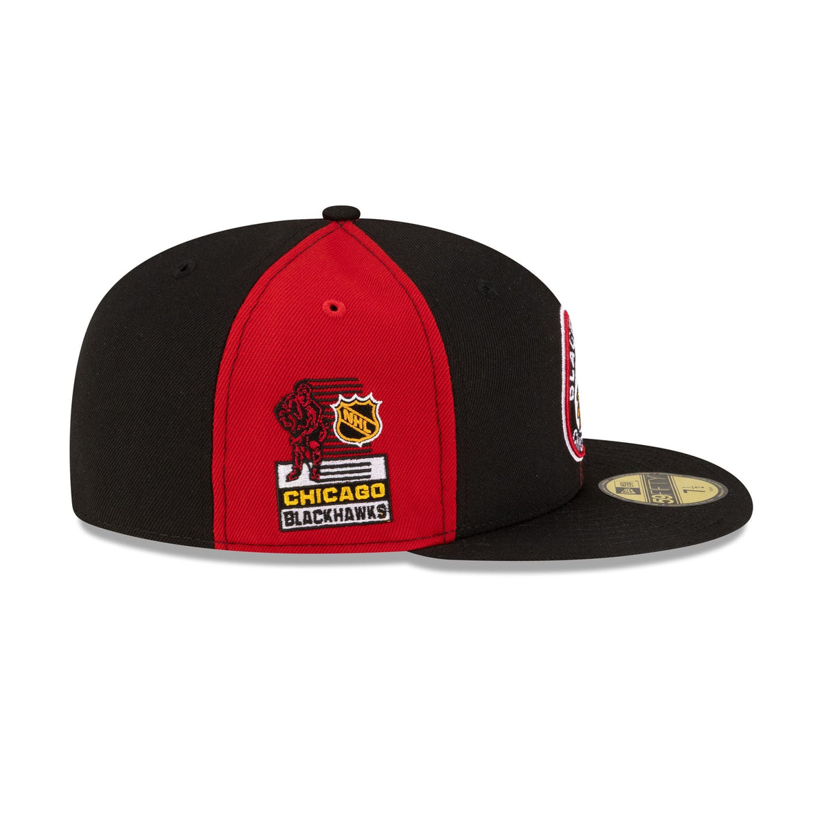 Chicago Blackhawks Pinwheel 59FIFTY Fitted Hat