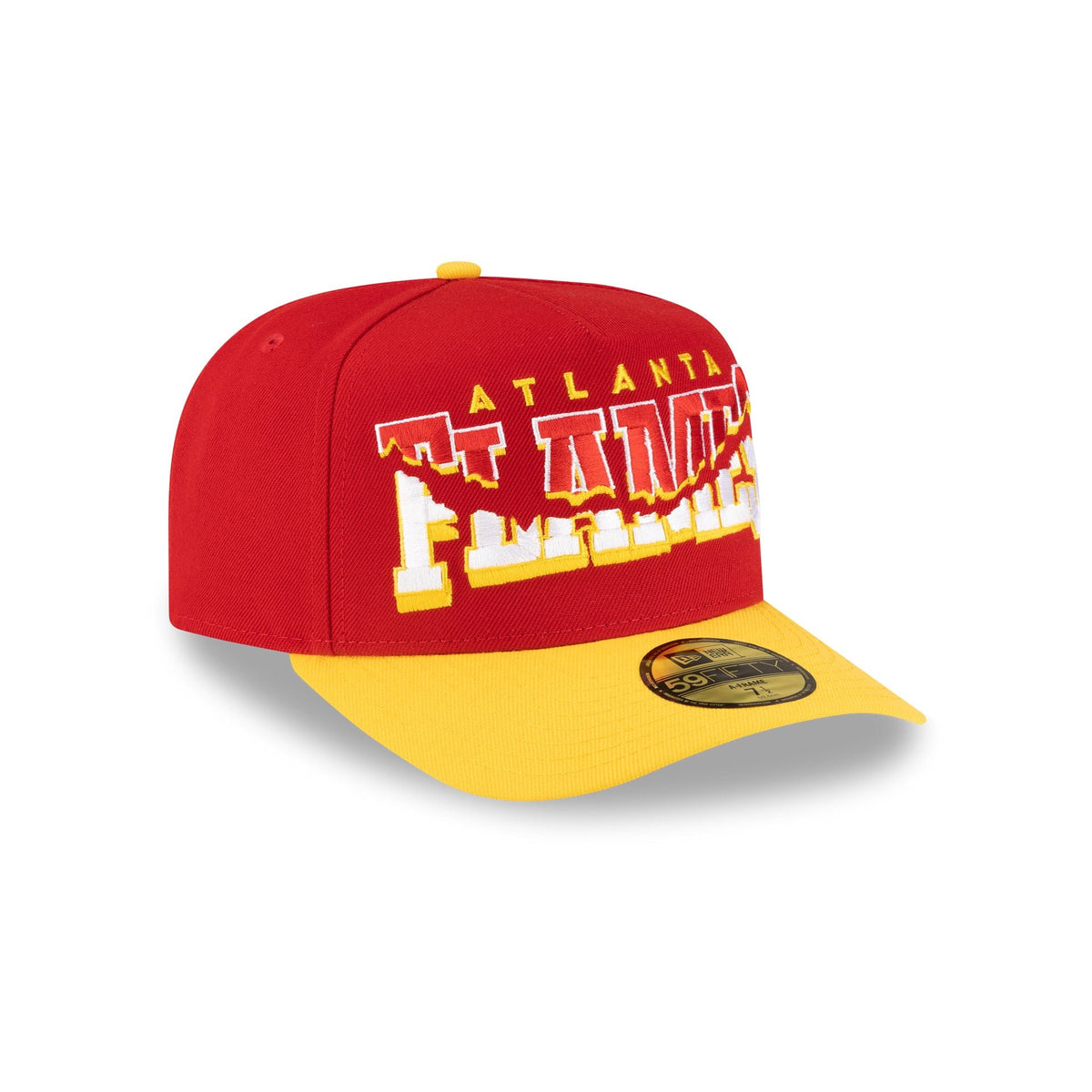 Atlanta Flames Snapped Wordmark 59FIFTY A-Frame Fitted Hat