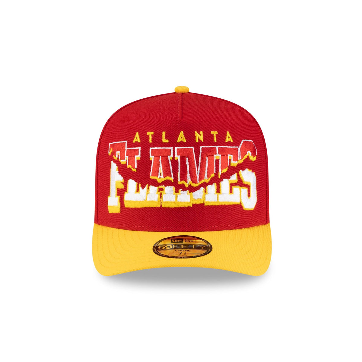 Atlanta Flames Snapped Wordmark 59FIFTY A-Frame Fitted Hat
