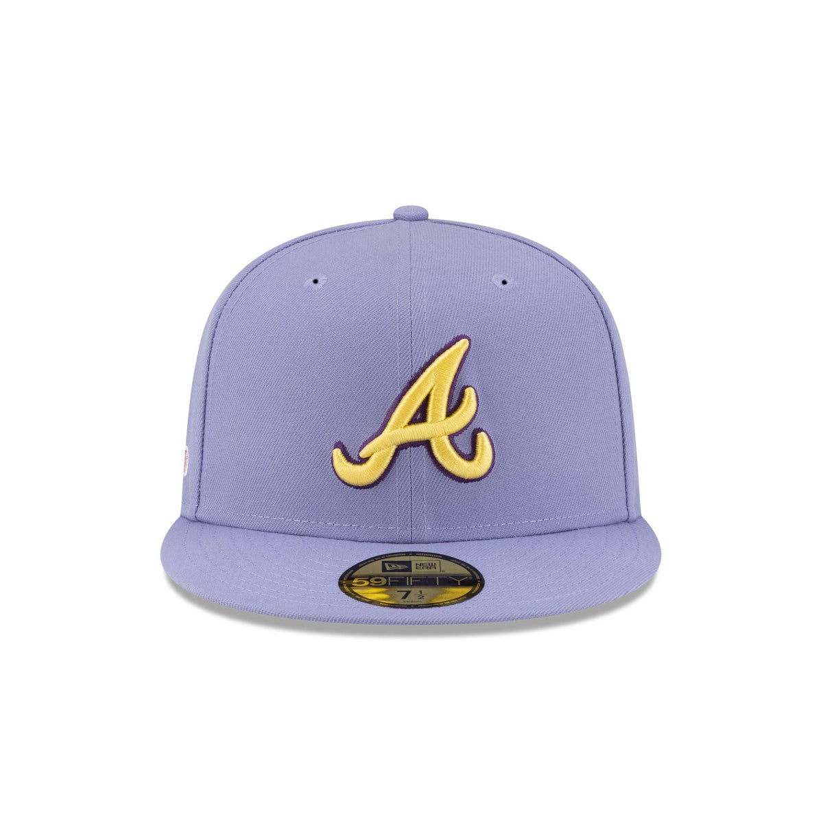 Atlanta Braves Lavender Spring 59FIFTY Fitted Hat