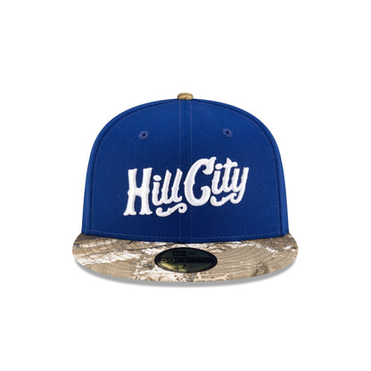 Hill City Howlers Light Royal Realtree 59FIFTY Fitted Hat