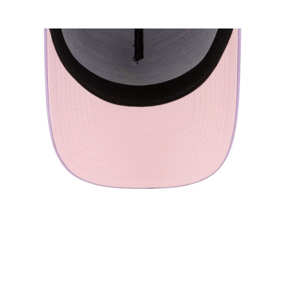 Atlanta Braves Lavender Pink 9FORTY A-Frame Snapback Hat