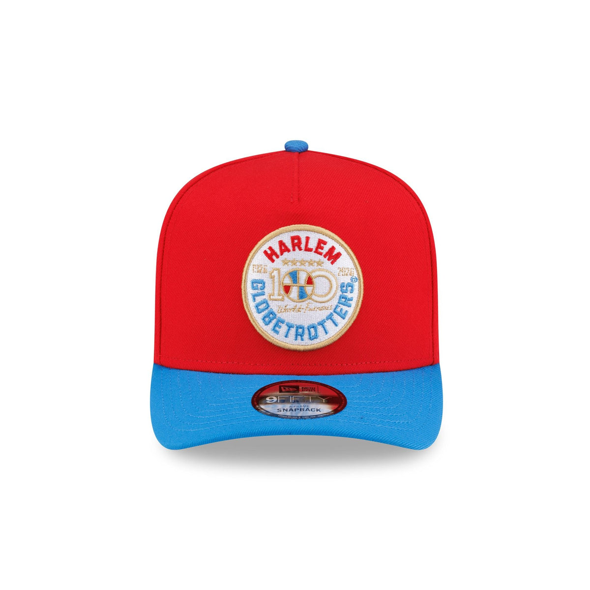 Harlem Globetrotters 100th Anniversary Red 9FIFTY A-Frame Snapback Hat