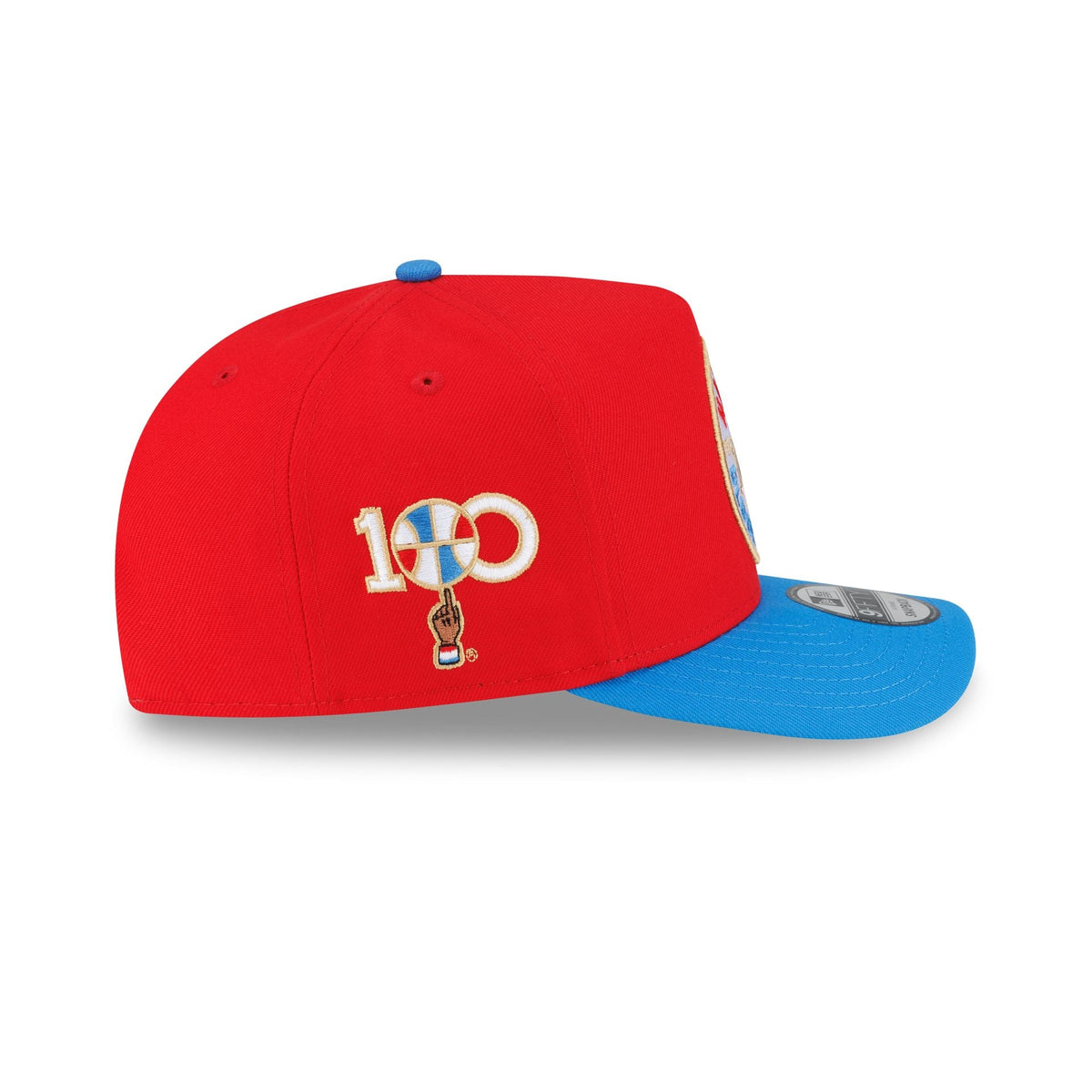 Harlem Globetrotters 100th Anniversary Red 9FIFTY A-Frame Snapback Hat
