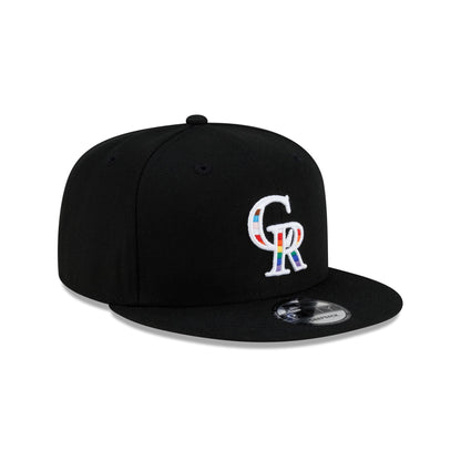 Colorado Rockies Pride 9FIFTY Snapback Hat