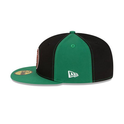 Boston Celtics Hardwood Classics 80s Pinwheel 59FIFTY Fitted Hat