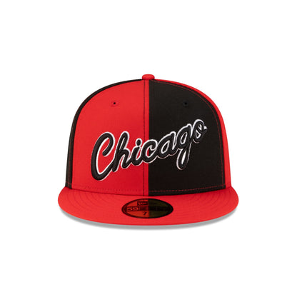 Chicago Bulls Hardwood Classics 80s Pinwheel 59FIFTY Fitted Hat