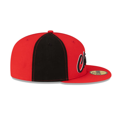 Chicago Bulls Hardwood Classics 80s Pinwheel 59FIFTY Fitted Hat