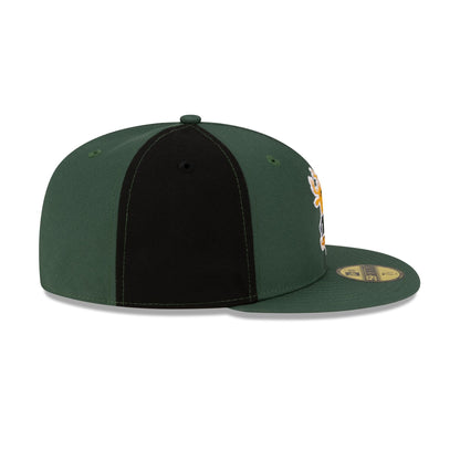 Milwaukee Bucks Hardwood Classics 80s Pinwheel 59FIFTY Fitted Hat