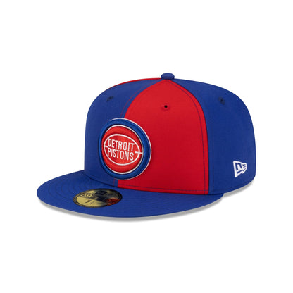 Detroit Pistons Hardwood Classics 80s Pinwheel 59FIFTY Fitted Hat