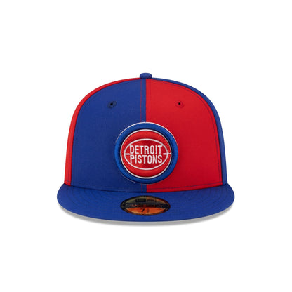 Detroit Pistons Hardwood Classics 80s Pinwheel 59FIFTY Fitted Hat
