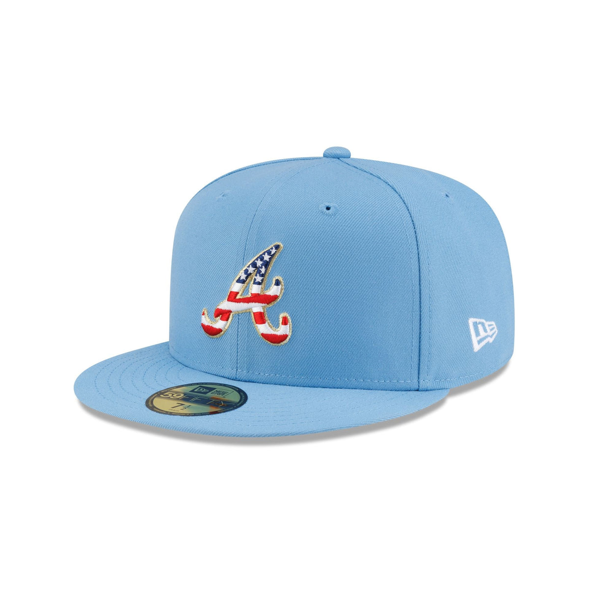 Atlanta Braves Red, White & Blue 59FIFTY Fitted Hat
