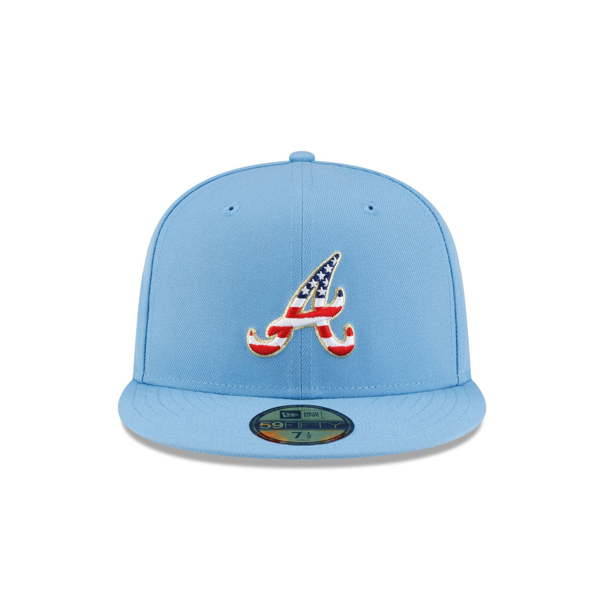 Atlanta Braves Red, White & Blue 59FIFTY Fitted Hat